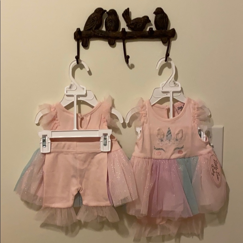 2 Sweet unicorn outfits NWT